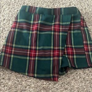 Plaid girls  skort